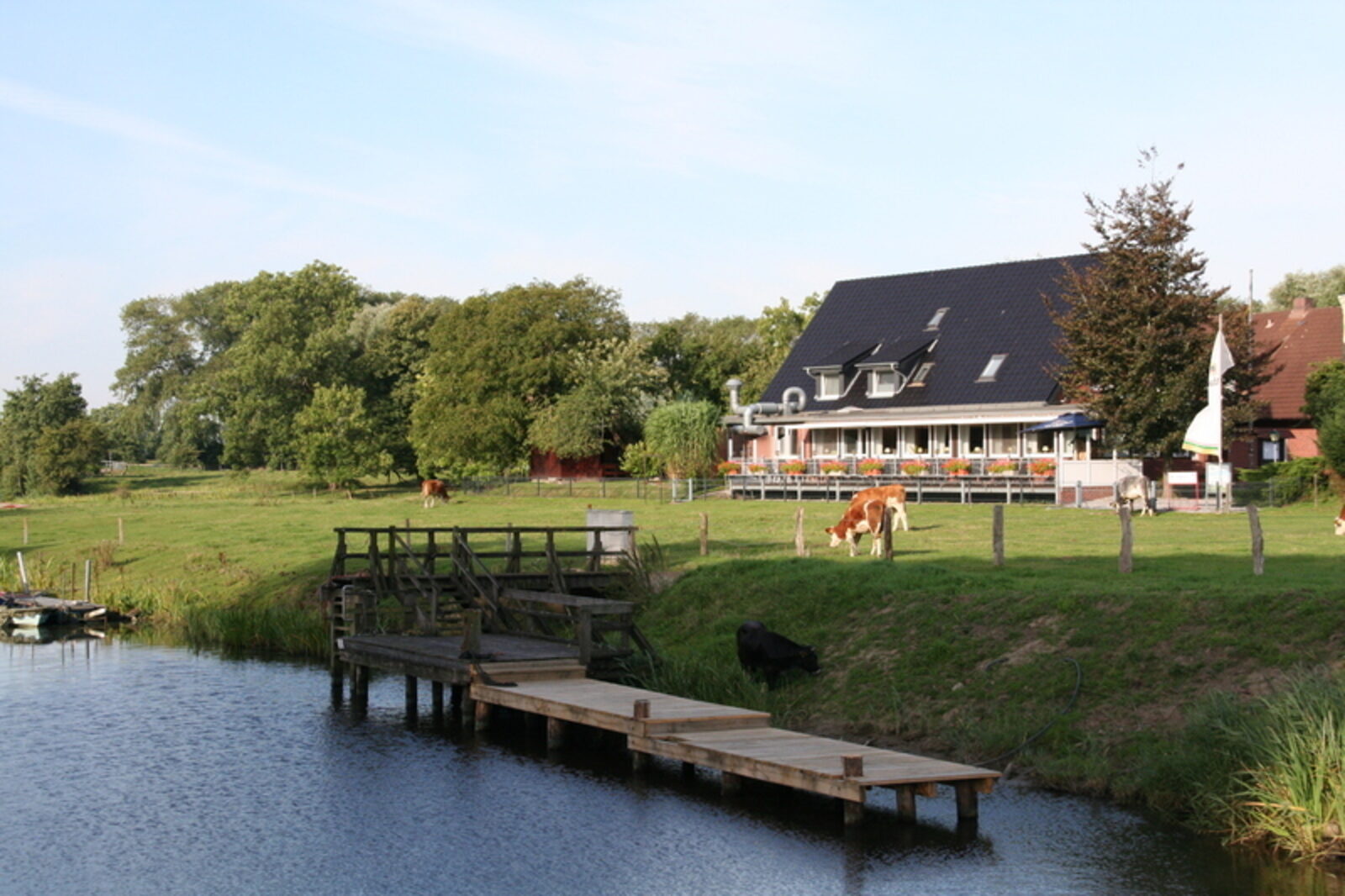 Gasthaus Zum Elbblick an der Medem, Außenansicht